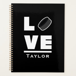 Agenda Nome Personalizado Do Ventilador De Hóquei No Gelo