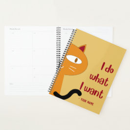 Agenda Nome Personalizado Engraçado Adorável Atitude do C