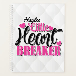 Agenda Nome Personalizado Pequeno Criador Rosa