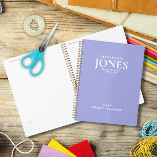 Agenda Nome pessoal Marca Logotipo comercial Moderno Roxo