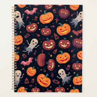 Agenda Notas de Design de Halloween