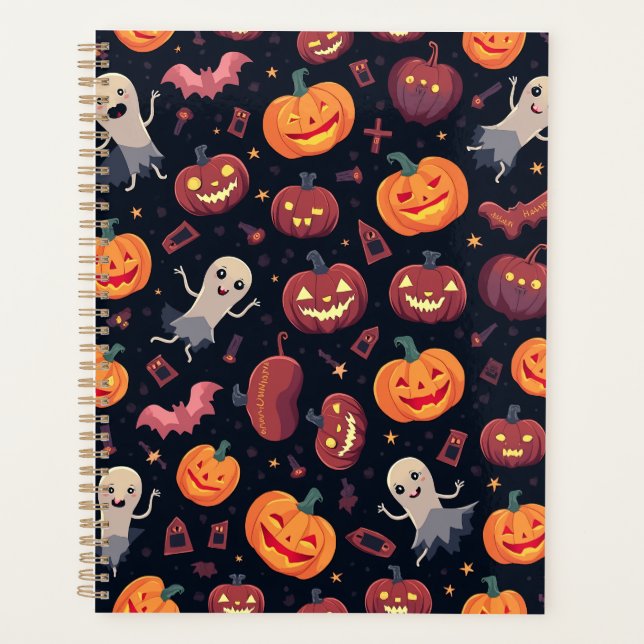 Agenda Notas de Design de Halloween (Frente)