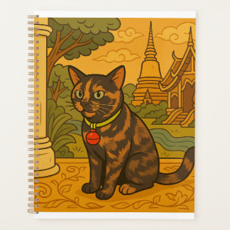 Agenda Notebook Adorável Siam Cat