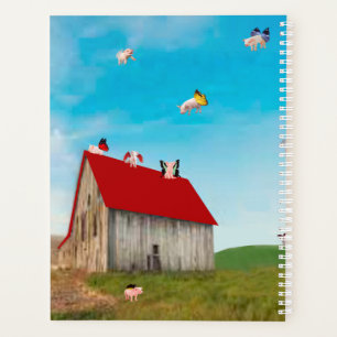Agenda Notebook antigo McDonald's Fazenda espiral