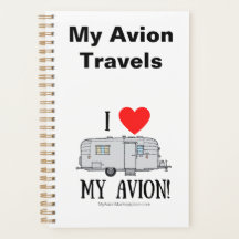 Notebook Avion Viagem Log
