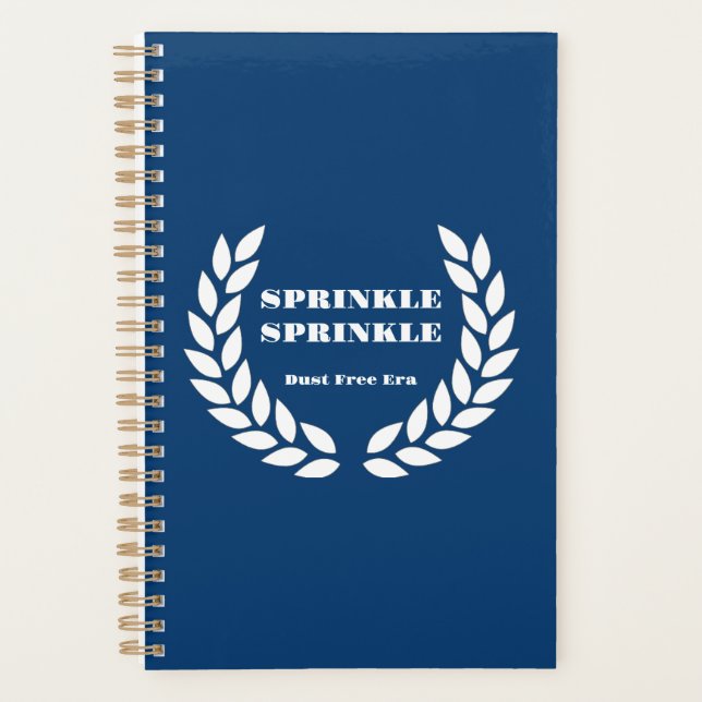 Agenda Notebook Boujee Blue Sprinkle (Frente)