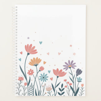 Agenda Notebook com aquarela