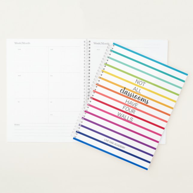 Agenda Notebook com Cotação de Casa Stribow Colorful (Exibição)