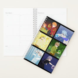 Agenda Notebook de caráter elementar Anime