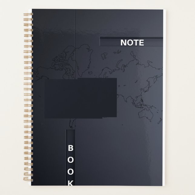 Agenda Notebook de Cobrir espiral (Frente)