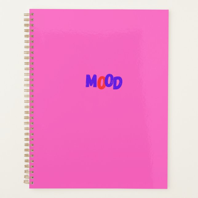 Agenda Notebook de humor rosa (Frente)