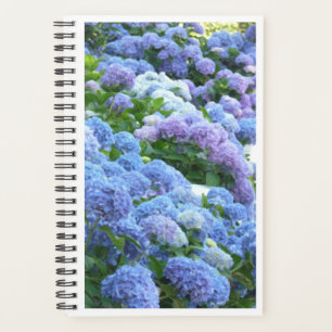 Agenda Notebook espiral Blues Muse Hydrangeas