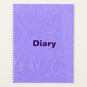 Agenda Notebook espiral de Diário de Gelo Roxo