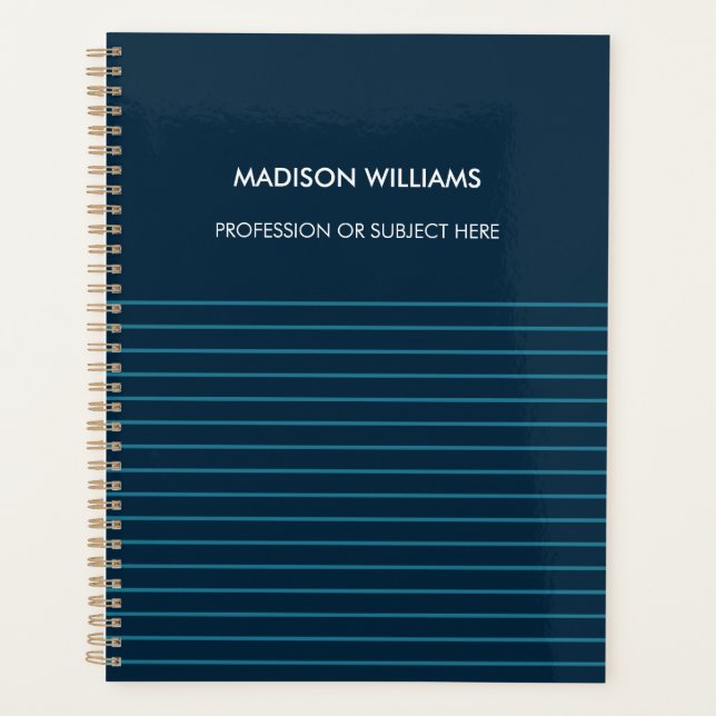 Agenda Notebook espiral verde personalizado - Cliente (Frente)