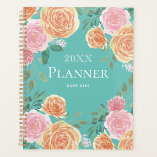 Agenda Notebook Floral Planner