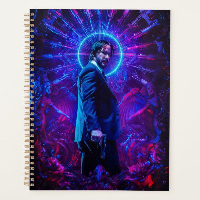 Agenda Notebook inspirado por John Wick: Liberte-se (Frente)