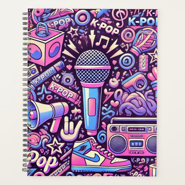 Agenda Notebook K-pop (Frente)
