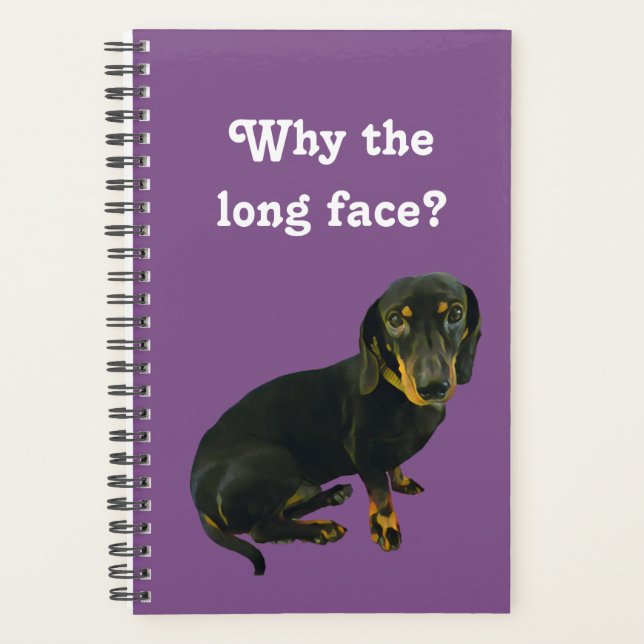 Agenda Notebook LeBron the Dachshund Planner (Frente)