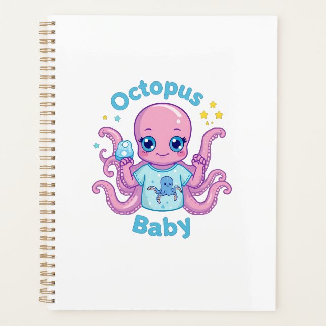 Agenda Notebook Octopus Baby  (Frente)