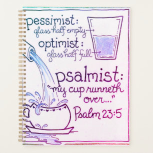 Agenda notebook pessimista/otimista