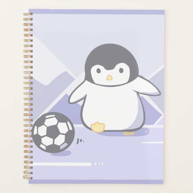 Agenda notebook pinguim (Frente)