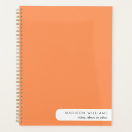 Agenda Notebook rosa personalizado - Cliente