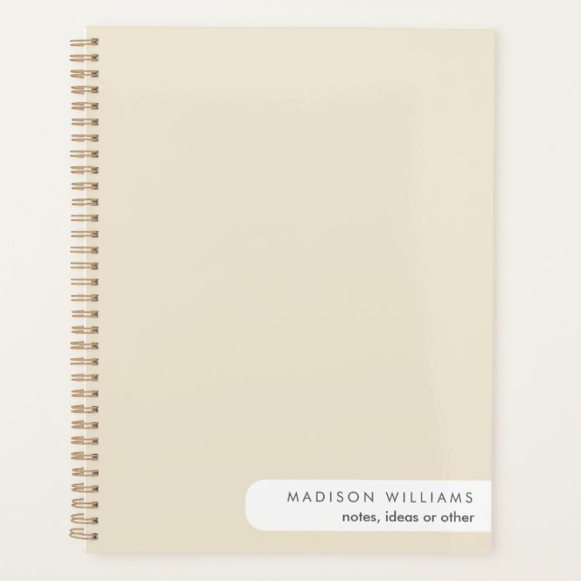 Agenda Notebook rosa personalizado - Cliente (Frente)