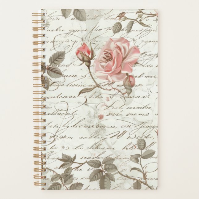 Agenda Notebook Rosa rosa (Frente)
