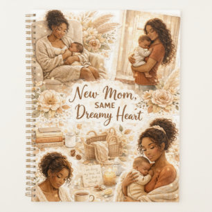 Agenda Nova mamãe mesmo coração sonhador