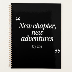 Agenda Novo capítulo, Design de novas aventuras por mim