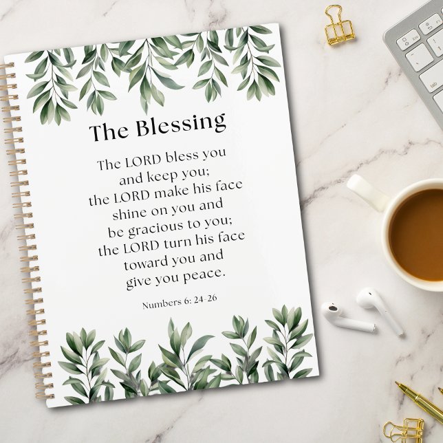 Agenda Números 6:24-26 O Senhor te Abençoe e te Guarde (Criador carregado)