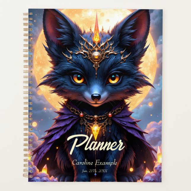 Agenda Nyx – Guardião do Luar.  (Frente)