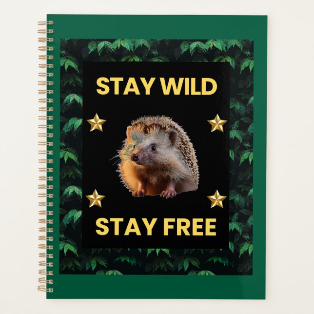 Agenda O Cachorro - Fique Selvagem Fique Livre (Frente)