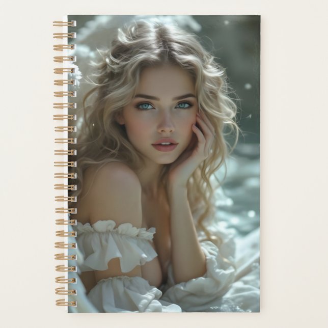 Agenda O Céu em Seus Olhos: Anjo da Maravilha Silenciosa (Frente)