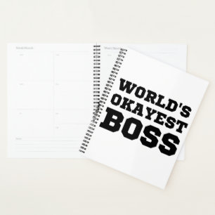 Agenda O Chefe mais Okayest do Mundo