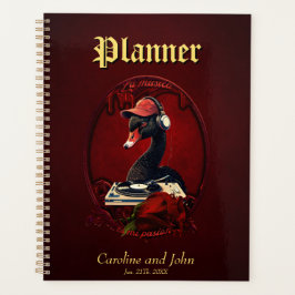 Agenda O cisne negro, simbolizando a criatividade