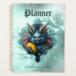 Agenda O coelho Páscoa assustador,