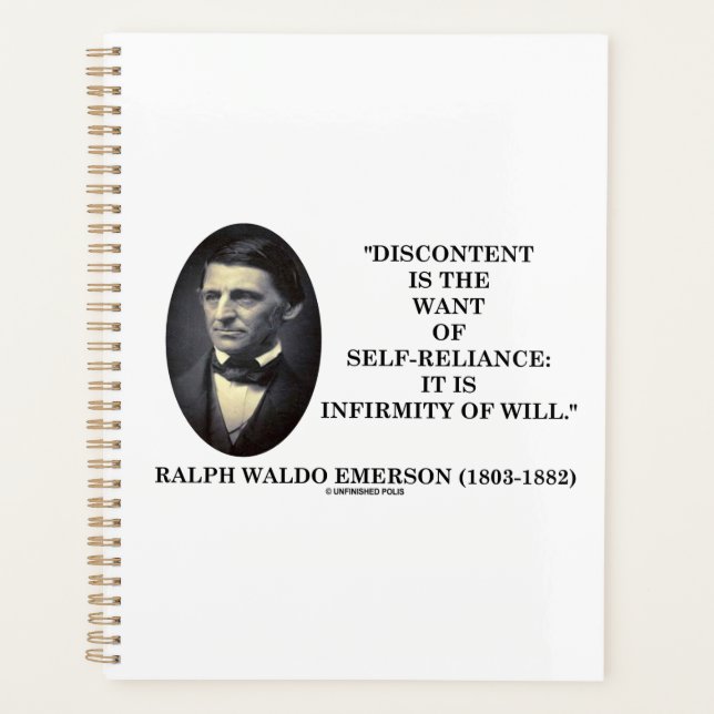 Agenda O Descontentamento É O Desejo Da Autoconfiança Eme (Frente)