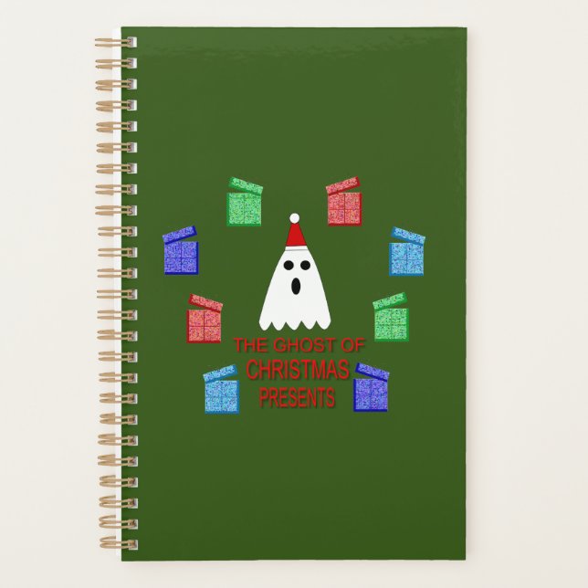 Agenda O Fantasma dos Presentes de Natal Engraçado (Frente)