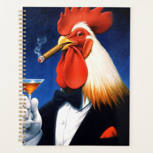 Agenda O Galo Dapper Engraçado Clube de Cavalheiros