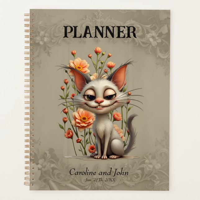 Agenda O gato travesso  (Frente)
