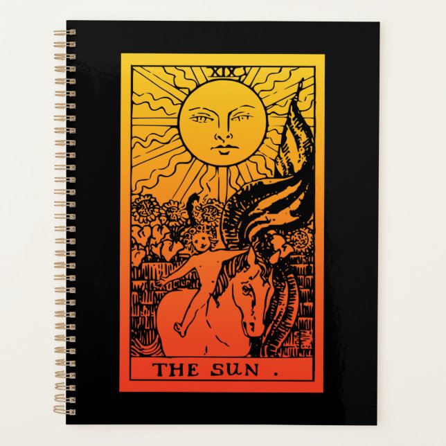 Agenda O Gradiente De Tarot Do Sol (Frente)