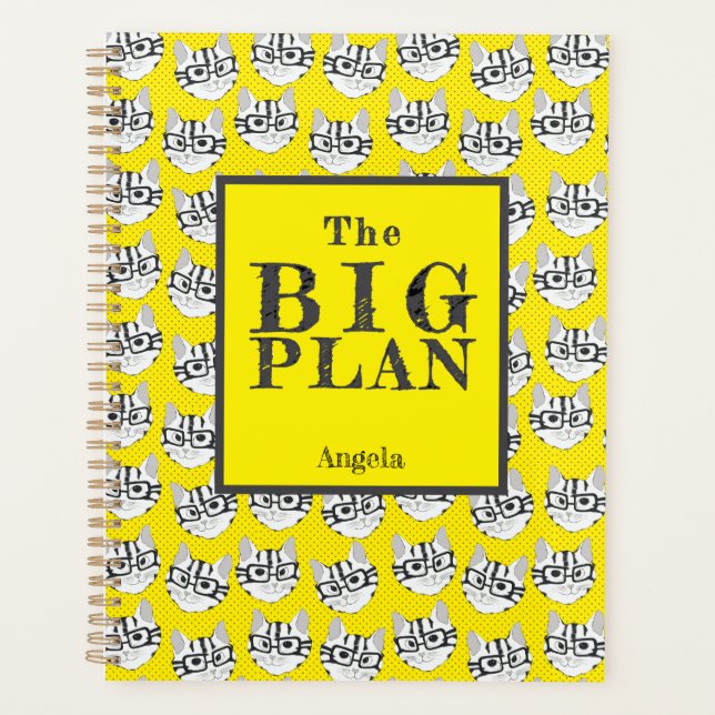 Agenda O Grande Plano Amarelo da Cadstudios (Frente)