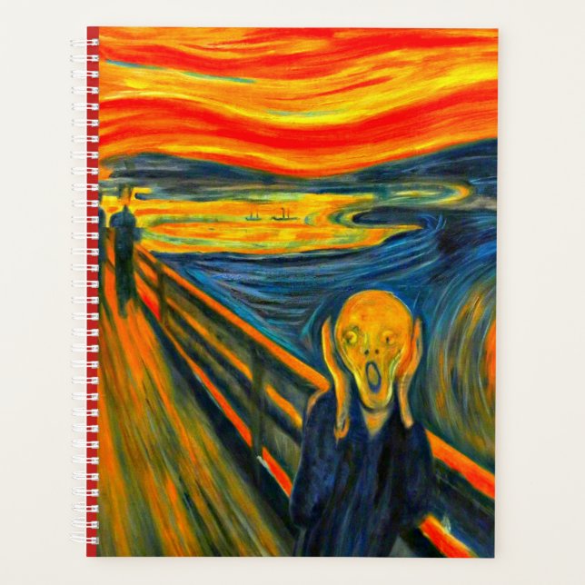 Agenda O Gritar, Belas Artes por Munch (Frente)