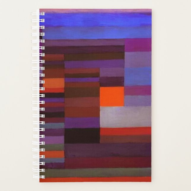 Agenda O Incêndio De Paul Klee À Noite Na Abstrato Bela A (Frente)