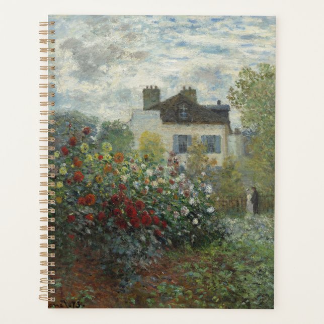 Agenda O Jardim do Artista com Dahlias (Frente)