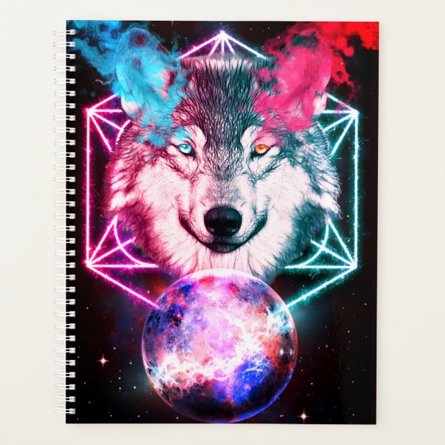 Agenda O Lobo Espacial Místico (Frente)