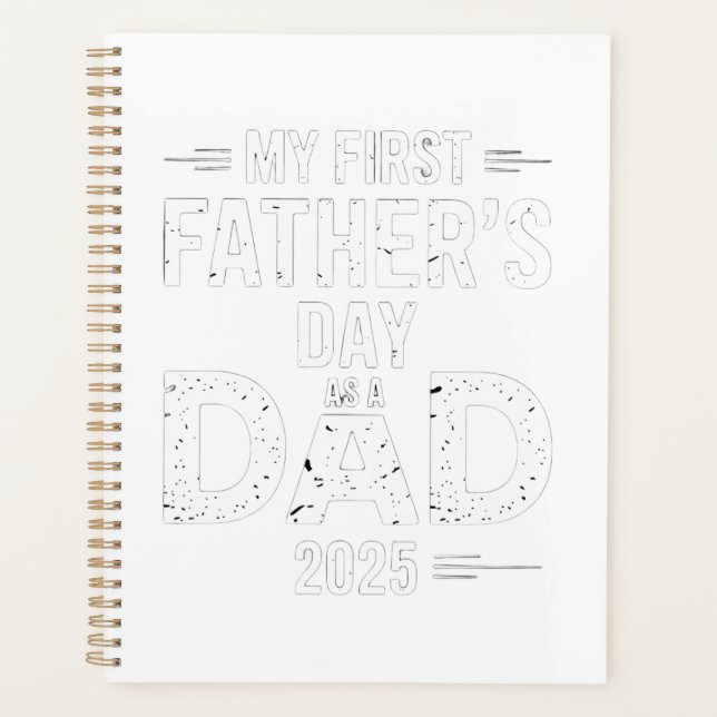 Agenda O Meu Primeiro Dia de os pais Como Pai 2025 (Frente)