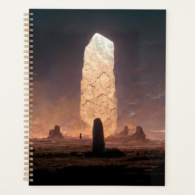 Agenda O Monolith 4 Fantasy Sci-Fi (Frente)