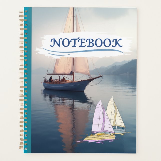 Agenda O "Ocean Whisper" Caderno Digital (Frente)